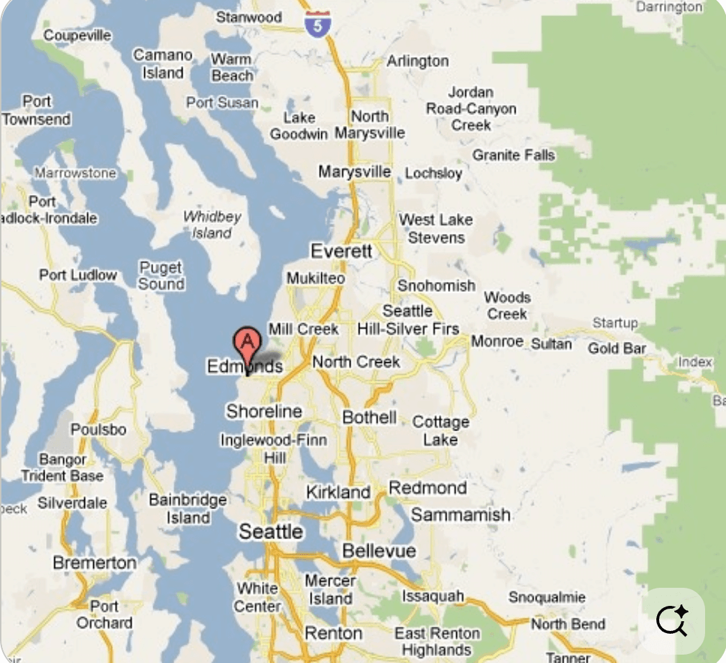 Premier Shine Puget Sound service area map
